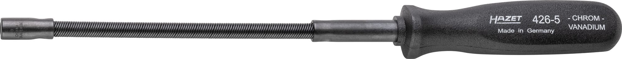 HAZET Steckschlüssel · flexibel 426-5 · Außen Sechskant Profil · 5 mm