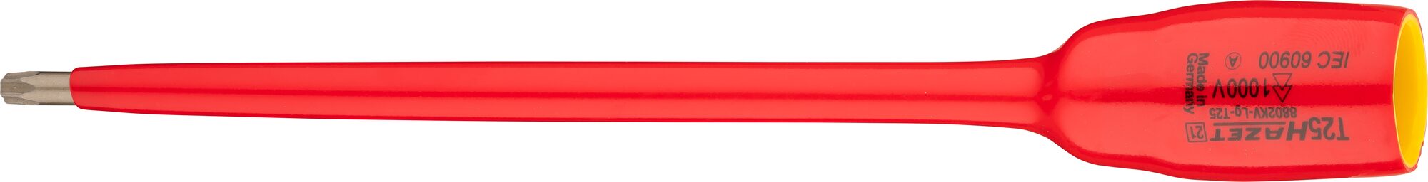 HAZET Schraubendreher-Steckschlüsseleinsatz 8802KV-LG-T25 · Vierkant hohl 10 mm (3/8 Zoll) · Innen TORX® Profil · T25