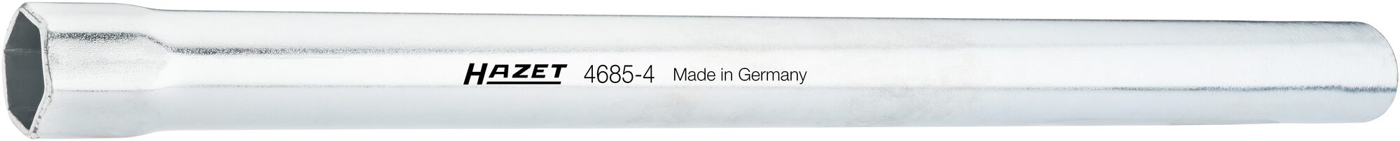 HAZET Rohr-Steckschlüssel 4685-4 · Vierkant hohl 12,5 mm (1/2 Zoll) · Außen Sechskant Profil · 24 mm