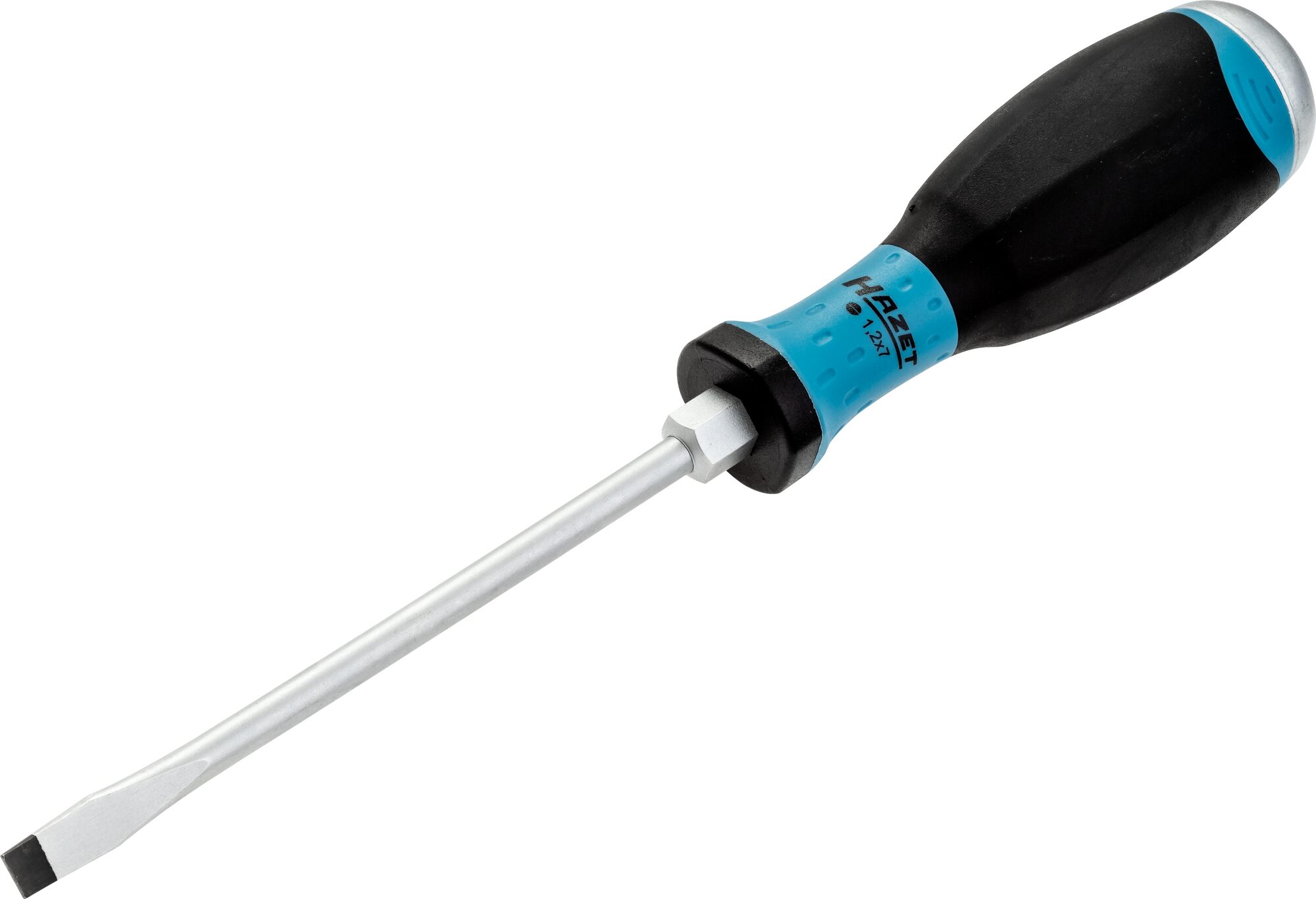 HAZET Schraubendreher · mit Schlagkappe 810U-70 · Schlitz Profil · 1.2 x 7 mm