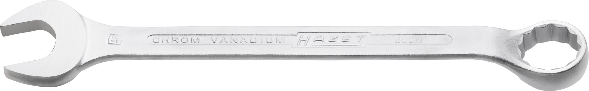 HAZET Ring-Maulschlüssel 600N-46 · Außen Doppel-Sechskant Profil · 46 mm