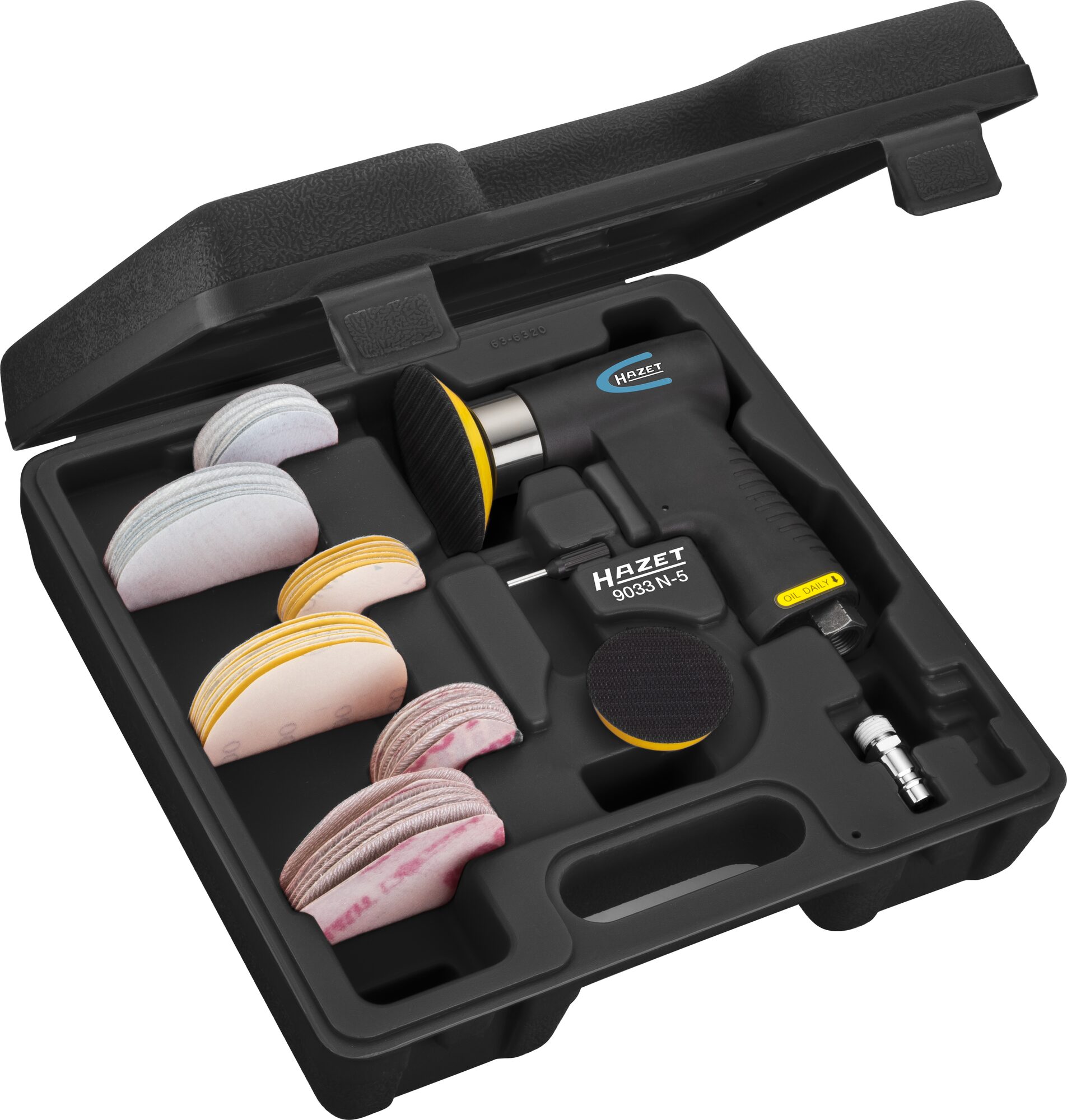 HAZET Mini Exzenterschleifer Satz 9033N-5 HAZET Mini Exzenterschleifer Satz 9033N-5