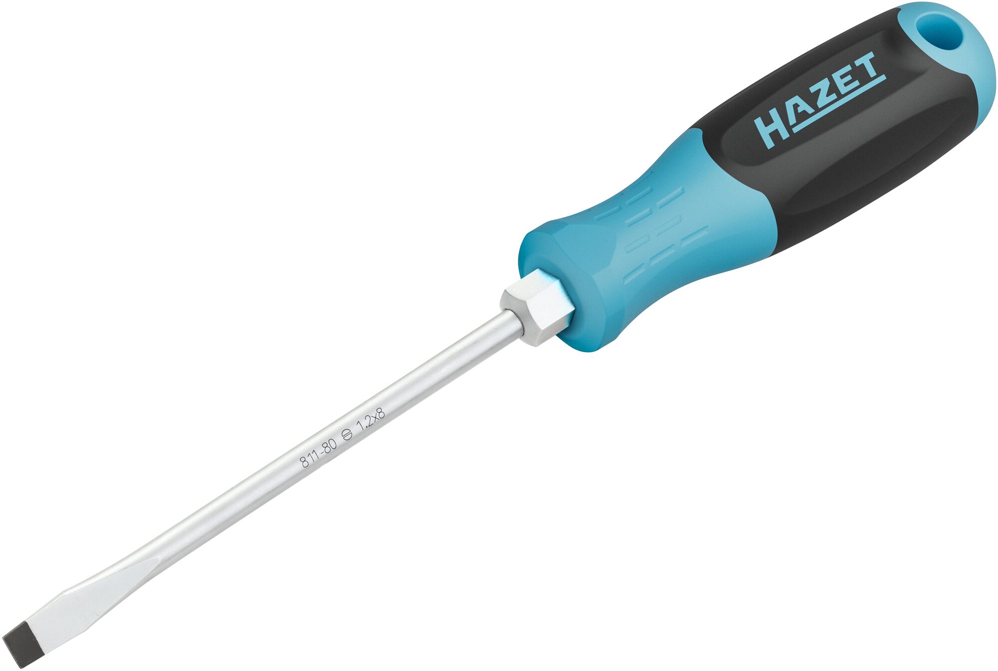 HAZET Schraubendreher 811-80 · Schlitz Profil · SW 1,2 x 8 mm