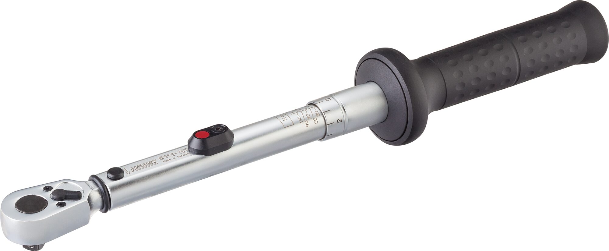 HAZET Drehmomentschlüssel 6111-1CT · Drehmomentbereich min-max: 20–120 Nm · Genauigkeit: 2% · 3/8 Zoll (10 mm) Vierkant massiv · 389 mm HAZET Drehmomentschlüssel 6111-1CT · Drehmomentbereich min-max: 20–120 Nm · Genauigkeit: 2% · 3/8 Zoll (10 mm) Vierkant massiv · 389 mm