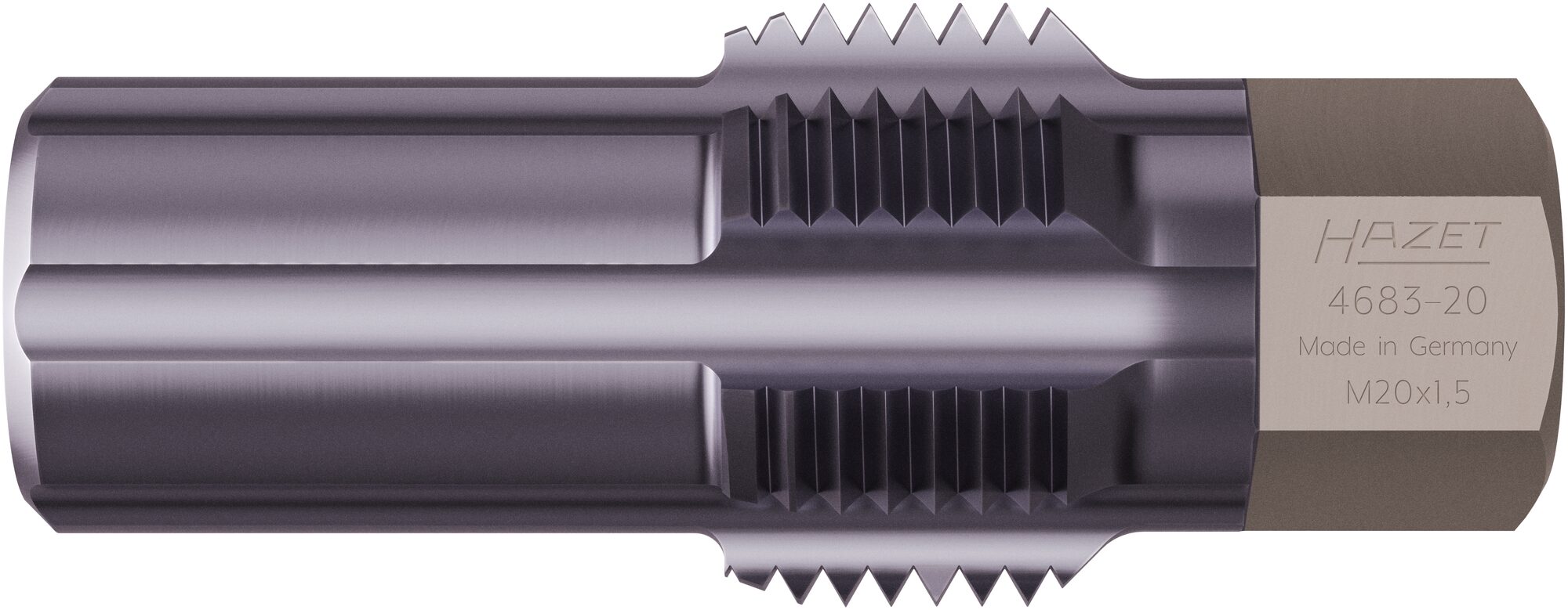 HAZET Gewinde-Nachschneider Abgastemperatur-Sensoren / -Sonden 4683-20 · 13 mm Außen-Sechskant · 50 mm
