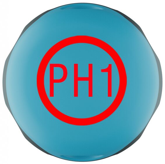 HAZET Schraubendreher 811K-PH1 · Kreuzschlitz Profil PH · SW PH1