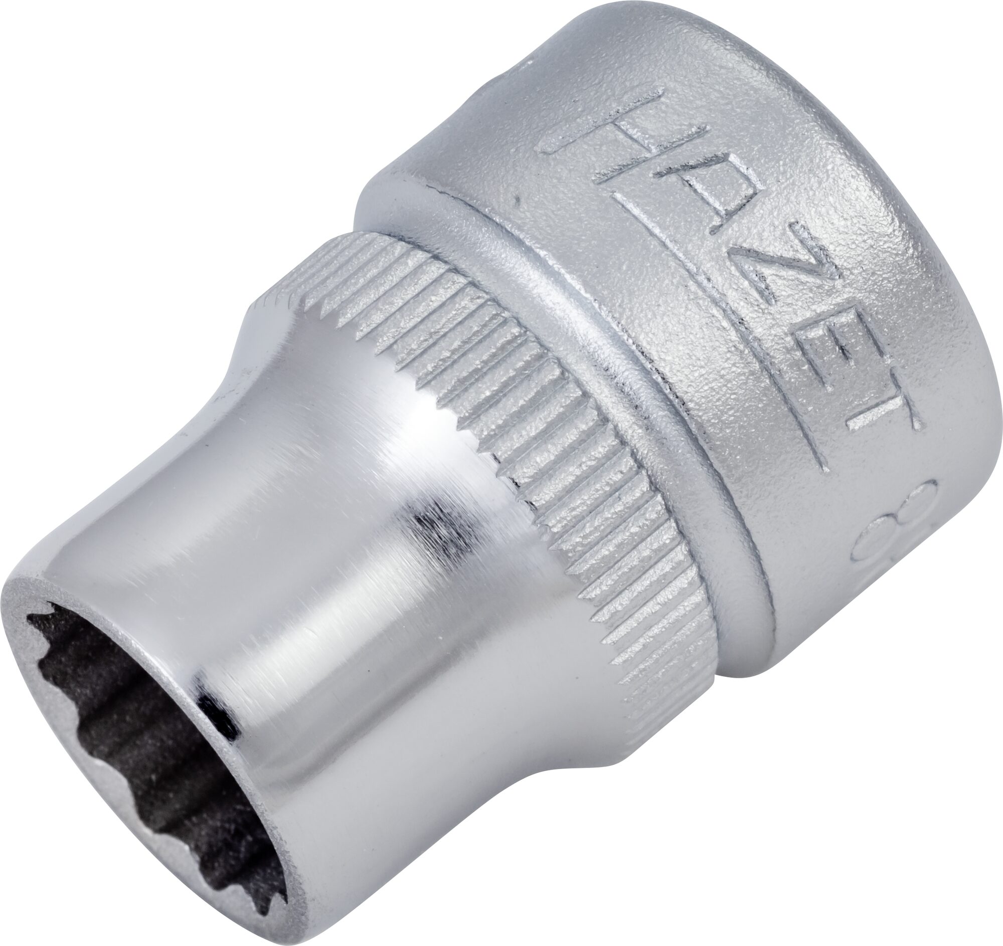 HAZET Steckschlüsseleinsatz · Doppelsechskant 880Z-9 · Vierkant hohl 10 mm (3/8 Zoll) · Außen Doppel-Sechskant-Tractionsprofil · 9 mm