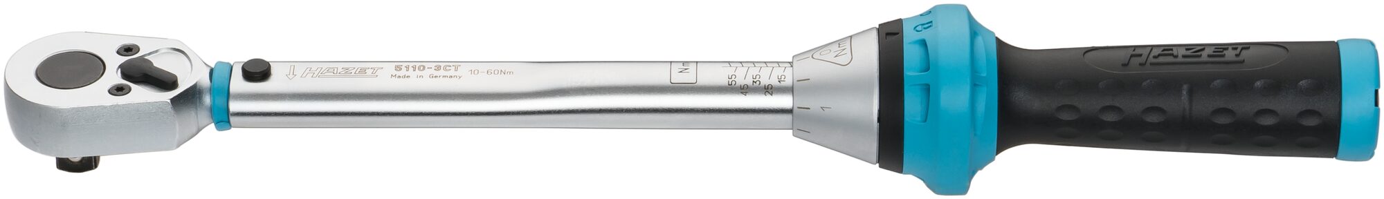 HAZET Drehmoment-Schlüssel 5110-3CT · 10–60 Nm · (3/8 Zoll)