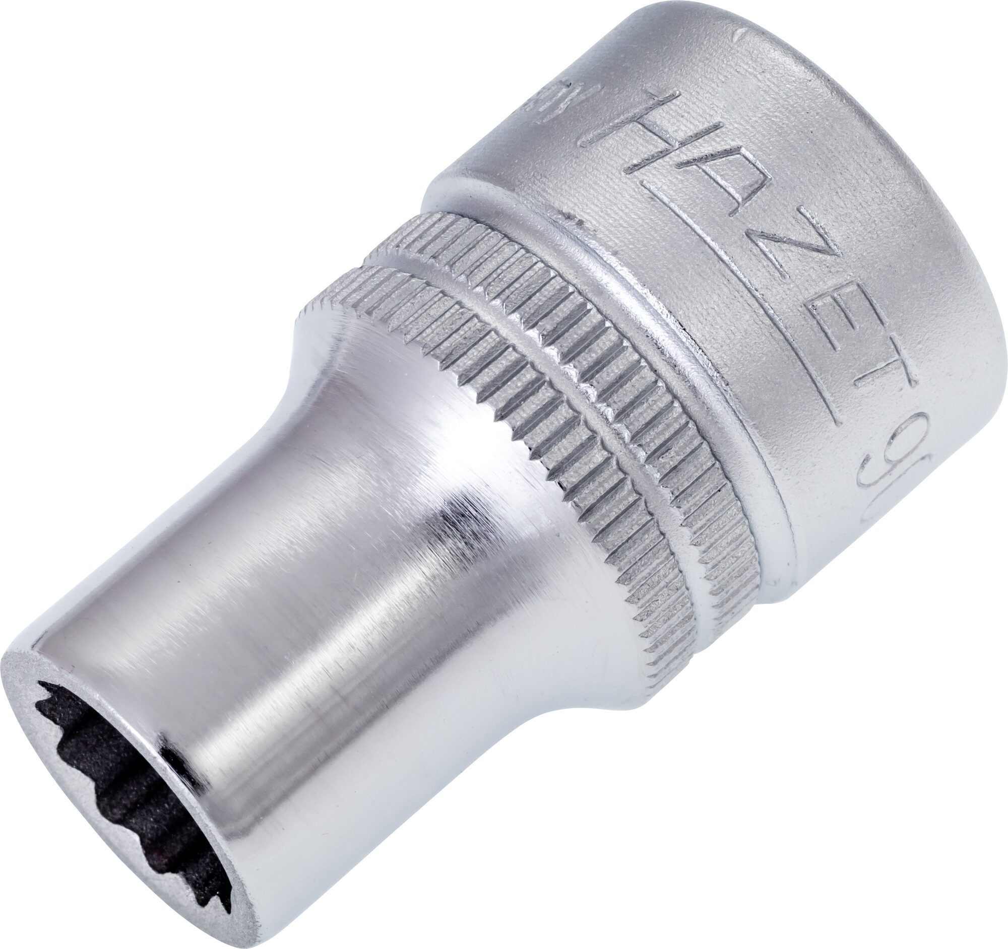 HAZET Steckschlüsseleinsatz · Doppelsechskant 900Z-10 · Vierkant hohl 12,5 mm (1/2 Zoll) · Außen Doppel-Sechskant-Tractionsprofil · 10 mm