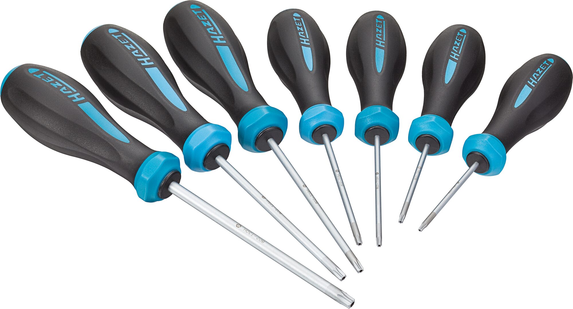 HAZET Schraubendreher Satz HEXAnamic® 802TH/7 · Tamper Resistant TORX® Profil · T8H–T30H HAZET Schraubendreher Satz HEXAnamic® 802TH/7 · Tamper Resistant TORX® Profil · T8H–T30H