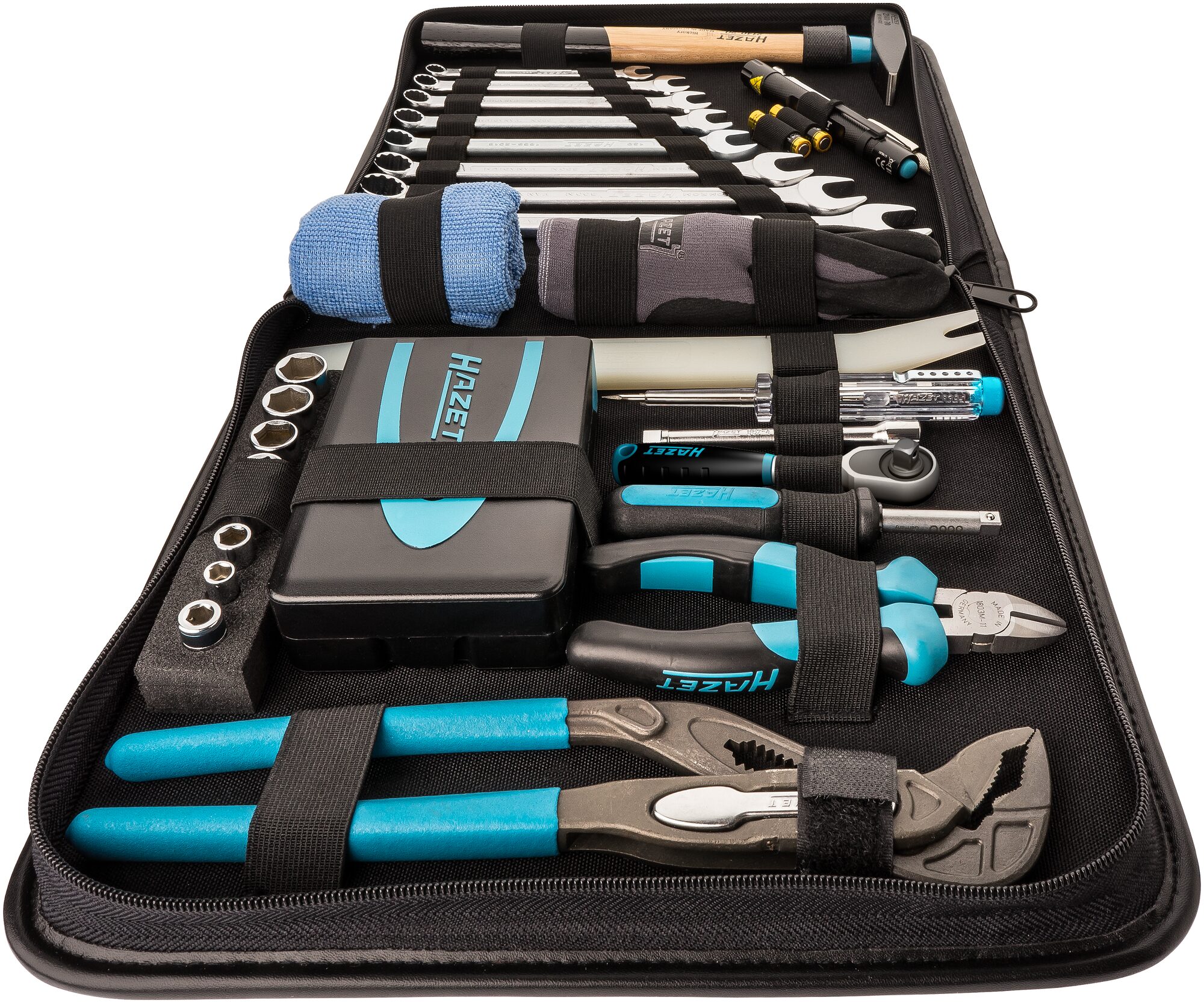 HAZET Premium Werkzeug Ledertasche 1520/64 · Sechskant massiv 6,3 (1/4 Zoll), Vierkant hohl 6,3 mm (1/4 Zoll) · Anzahl Werkzeuge: 64 HAZET Premium Werkzeug Ledertasche 1520/64 · Sechskant massiv 6,3 (1/4 Zoll), Vierkant hohl 6,3 mm (1/4 Zoll) · Anzahl Werkzeuge: 64