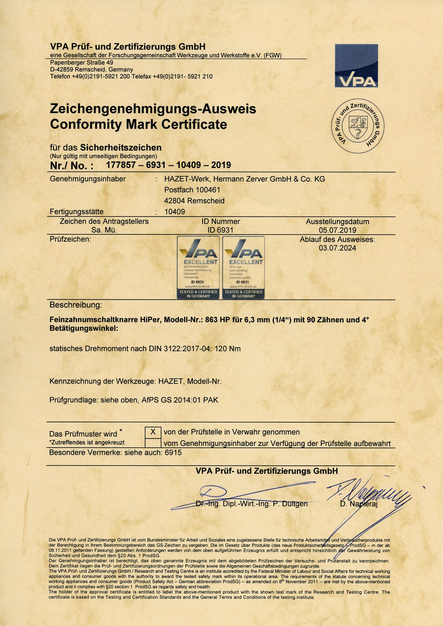 HAZET HiPer Feinzahn-Umschaltknarre 863HP · Vierkant massiv 6,3 mm (1/4 Zoll) HAZET HiPer Feinzahn-Umschaltknarre 863HP · Vierkant massiv 6,3 mm (1/4 Zoll)