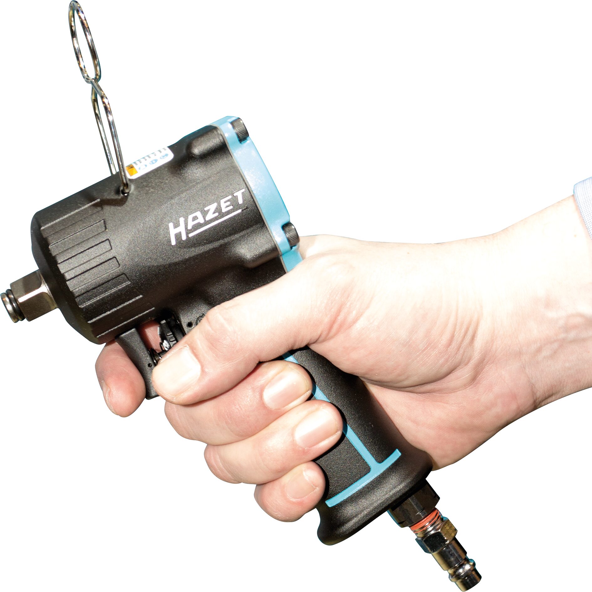 HAZET Schlagschrauber · extra kurz 9012M · Lösemoment maximal: 1100 Nm · Vierkant massiv 12,5 mm (1/2 Zoll) · Jumbo Hammer-Schlagwerk HAZET Schlagschrauber · extra kurz 9012M · Lösemoment maximal: 1100 Nm · Vierkant massiv 12,5 mm (1/2 Zoll) · Jumbo Hammer-Schlagwerk