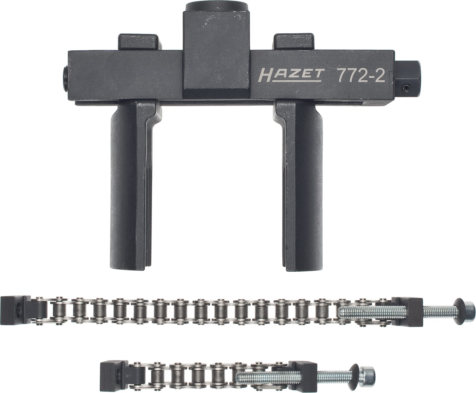 HAZET Universal Achs- und Nutmuttern-Schlüsseleinheit Werkzeug Satz 772-2/16 · Vierkant hohl 20 mm (3/4 Zoll) · Anzahl Werkzeuge: 16