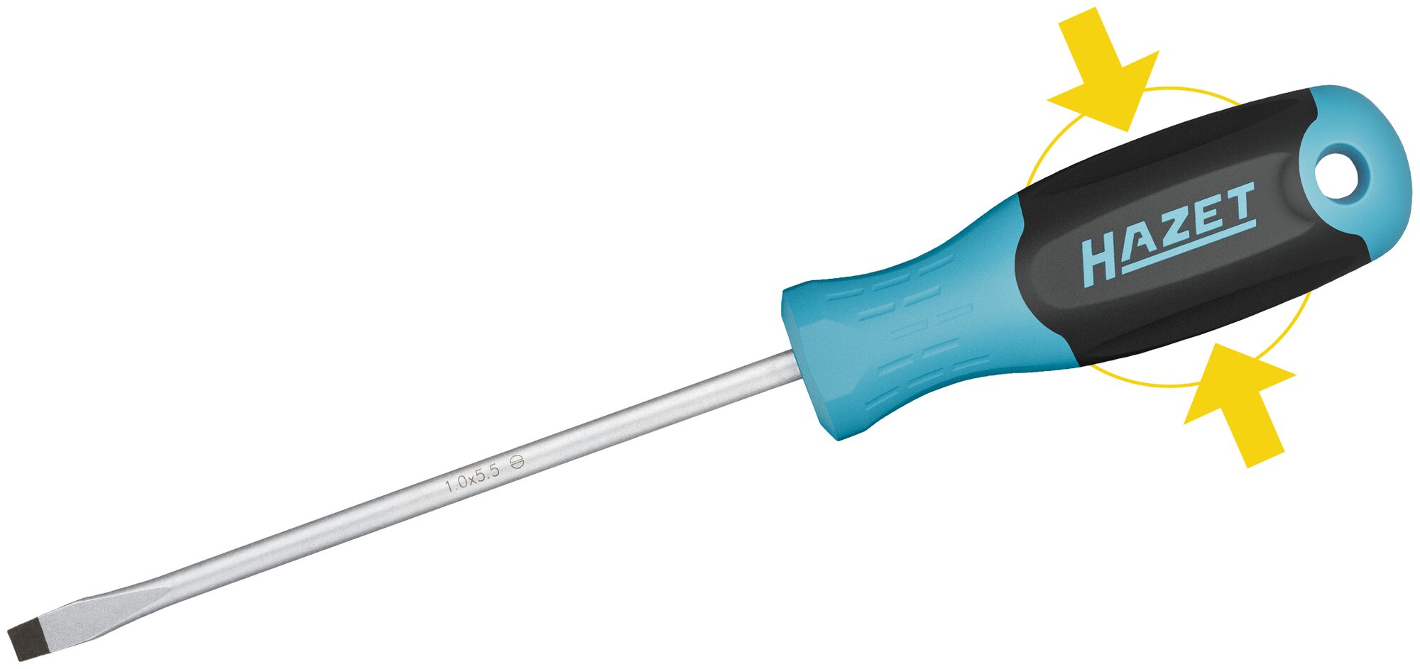 HAZET Schraubendreher 811-20 · Schlitz Profil · SW 0,4 x 2 mm