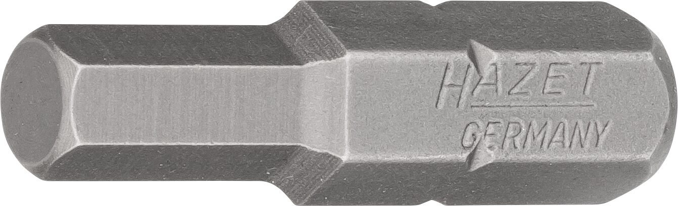HAZET Bit 2206-6 · Sechskant massiv 8 (5/16 Zoll) · Innen Sechskant Profil · 6 mm