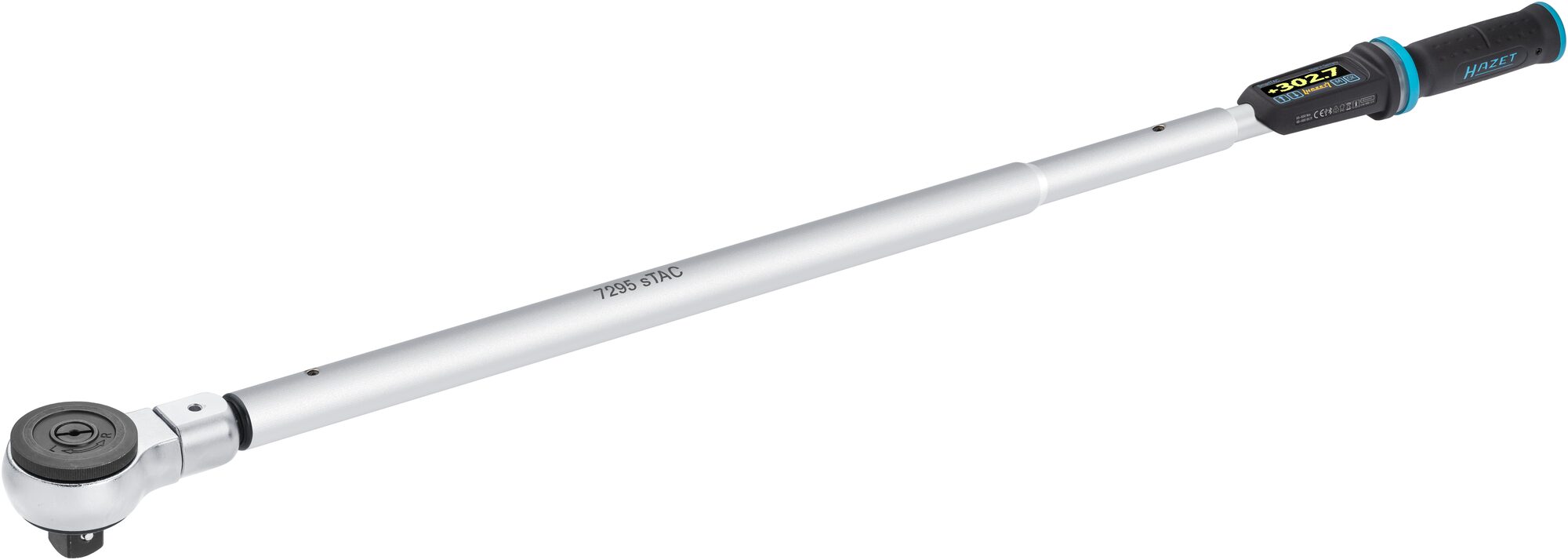 HAZET Elektronischer Drehmoment- / Drehwinkelschlüssel 7295-2STAC · Drehmomentbereich min-max: 65–650 Nm · lbf min-max: 48–480 lbf.ft · Genauigkeit: 1% · 14 x 18 mm Einsteck-Vierkant, 3/4 Zoll (20 mm) Vierkant massiv · 1141 mm HAZET Elektronischer Drehmoment- / Drehwinkelschlüssel 7295-2STAC · Drehmomentbereich min-max: 65–650 Nm · lbf min-max: 48–480 lbf.ft · Genauigkeit: 1% · 14 x 18 mm Einsteck-Vierkant, 3/4 Zoll (20 mm) Vierkant massiv · 1141 mm