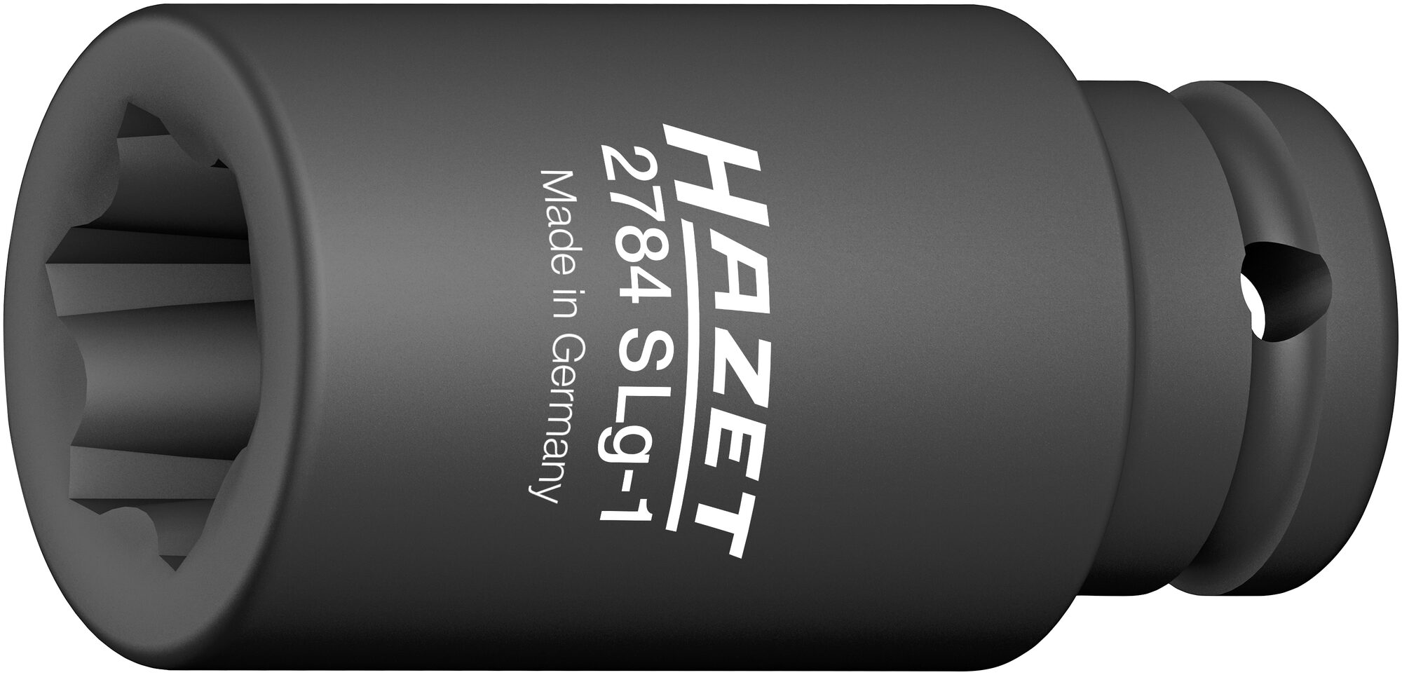 HAZET Schlag-, Maschinenschrauber Steckschlüsseleinsatz · mit Sonderprofil 2784SLG-1 · Vierkant hohl 12,5 mm (1/2 Zoll) · Rillenprofil · 39 mm HAZET Schlag-, Maschinenschrauber Steckschlüsseleinsatz · mit Sonderprofil 2784SLG-1 · Vierkant hohl 12,5 mm (1/2 Zoll) · Rillenprofil · 39 mm