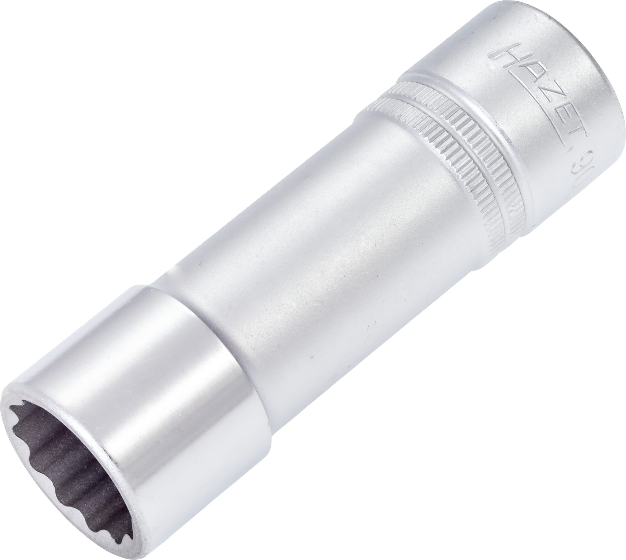 HAZET Steckschlüsseleinsatz · Doppelsechskant 900TZ-19 · Vierkant hohl 12,5 mm (1/2 Zoll) · Außen Doppel-Sechskant-Tractionsprofil · 19 mm