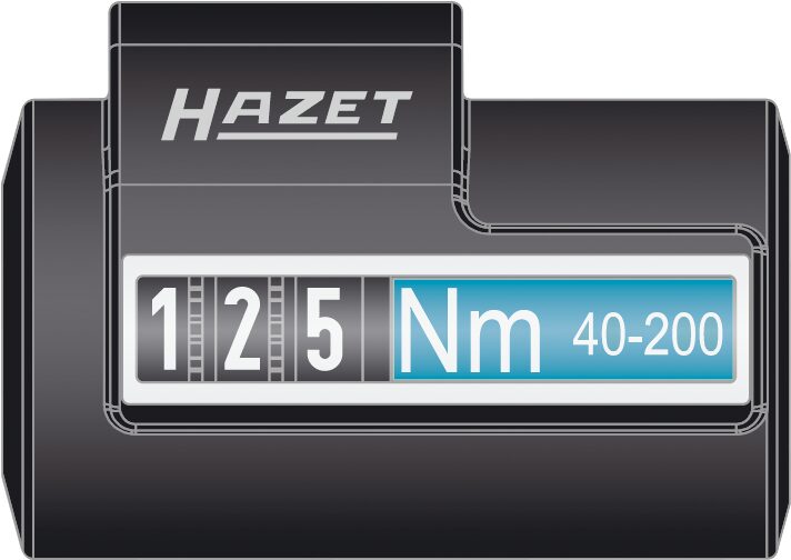HAZET Drehmomentschlüssel 5121-2CLT · Drehmomentbereich min-max: 20–120 Nm · Genauigkeit: 4% · 1/2 Zoll (12,5 mm) Vierkant massiv · 435 mm HAZET Drehmomentschlüssel 5121-2CLT · Drehmomentbereich min-max: 20–120 Nm · Genauigkeit: 4% · 1/2 Zoll (12,5 mm) Vierkant massiv · 435 mm