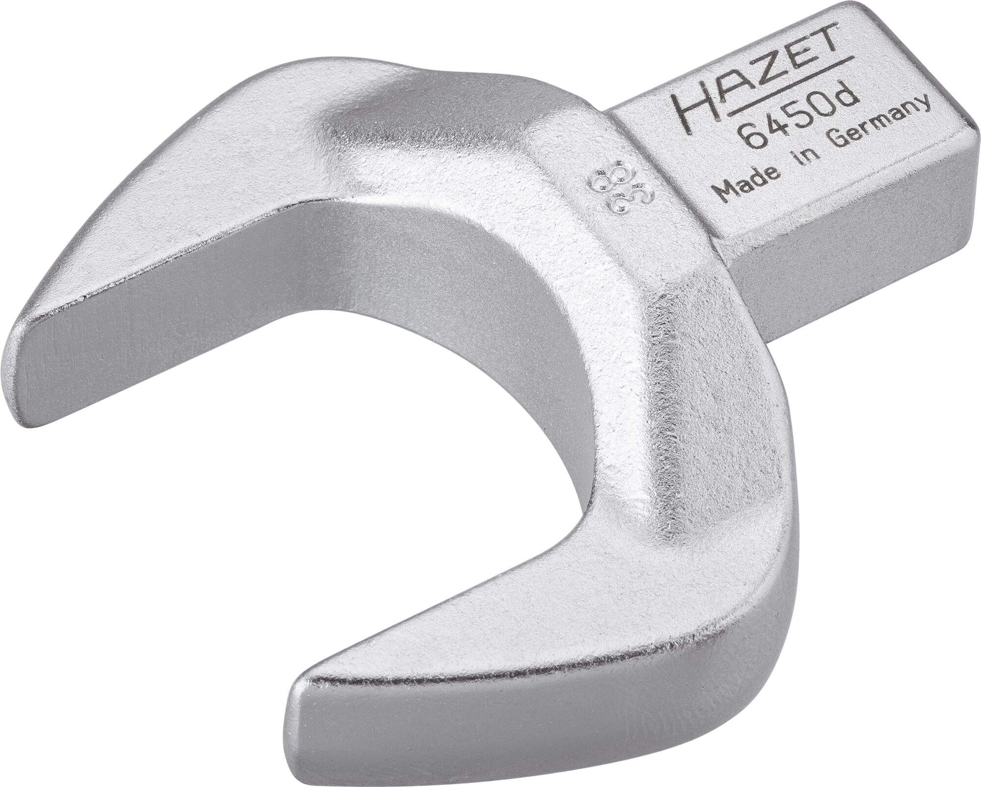HAZET Einsteck-Maulschlüssel 6450D-38 · Einsteck-Vierkant 14 x 18 mm · Außen Sechskant Profil · 38 mm