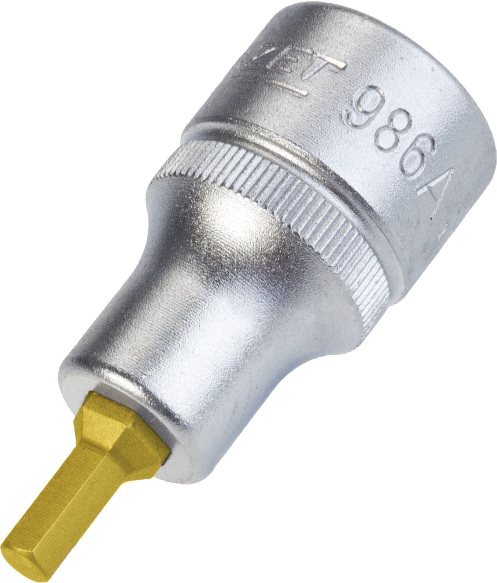 HAZET Schraubendreher-Steckschlüsseleinsatz 986A-3/16 · 1/2 Zoll (12,5 mm) Vierkant hohl · Innen Sechskant Profil · SW 3/16