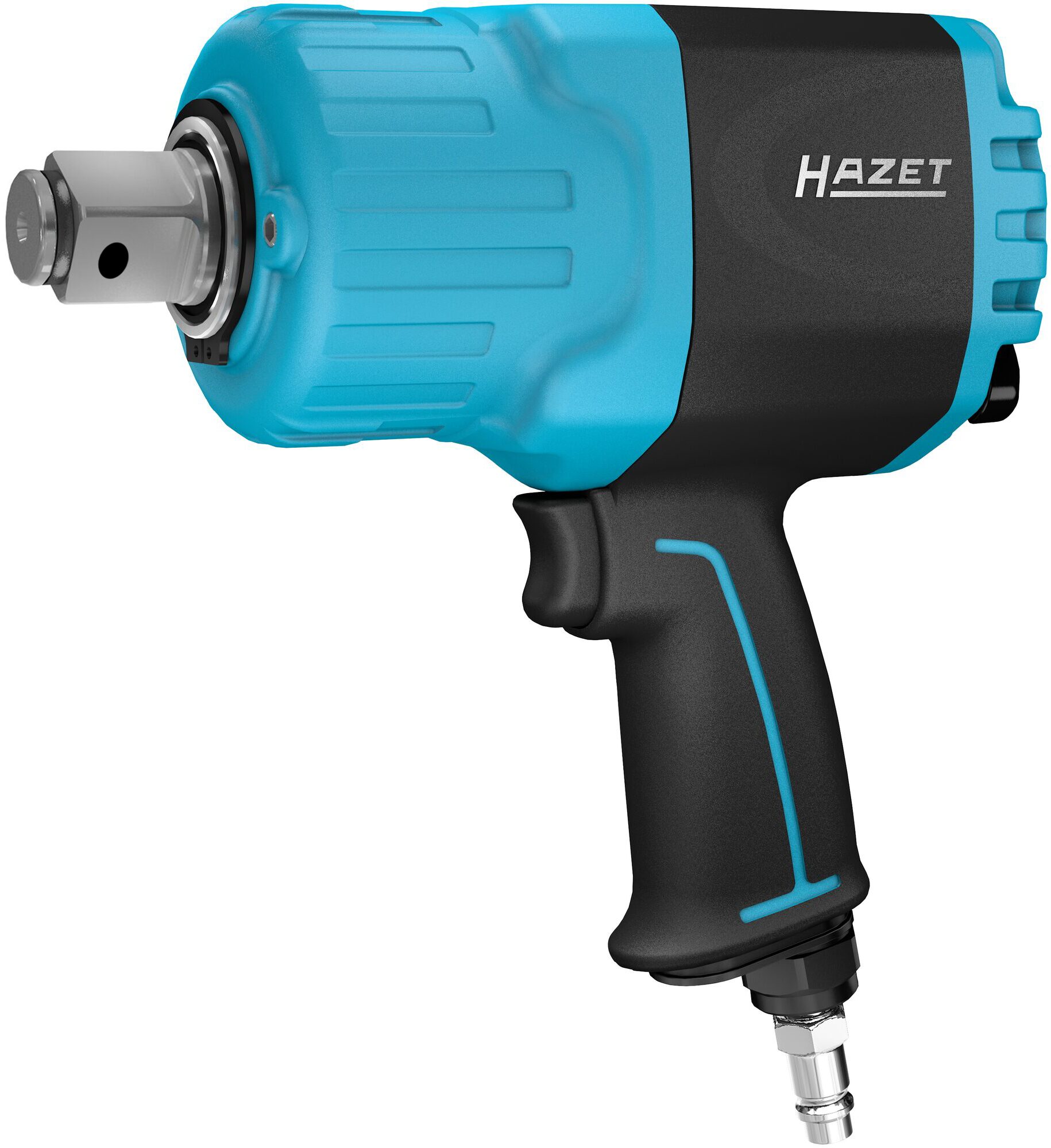 HAZET Twin Turbo Schlagschrauber 9014TT · Lösemoment maximal: 4100 Nm · Vierkant massiv 25 mm (1 Zoll) · Hochleistungs-Doppelhammer-Schlagwerk HAZET Twin Turbo Schlagschrauber 9014TT · Lösemoment maximal: 4100 Nm · Vierkant massiv 25 mm (1 Zoll) · Hochleistungs-Doppelhammer-Schlagwerk