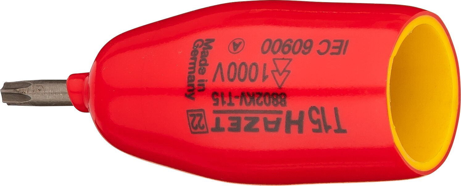 HAZET Schraubendreher-Steckschlüsseleinsatz 8802KV-T15 · Vierkant hohl 10 mm (3/8 Zoll) · Innen TORX® Profil · T15