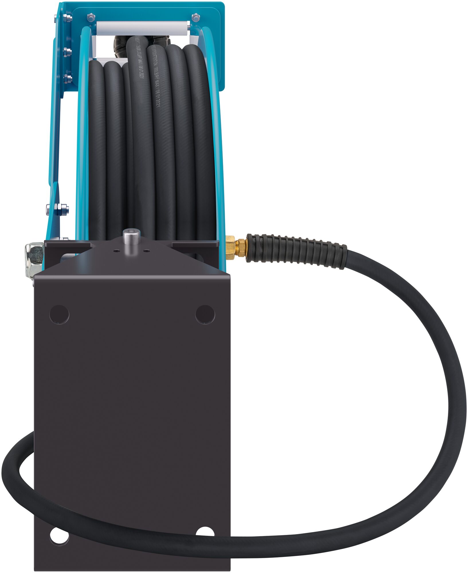 HAZET Schlauchaufroller · offen 9040OS-10 · 400 mm x 186 mm x 426 mm