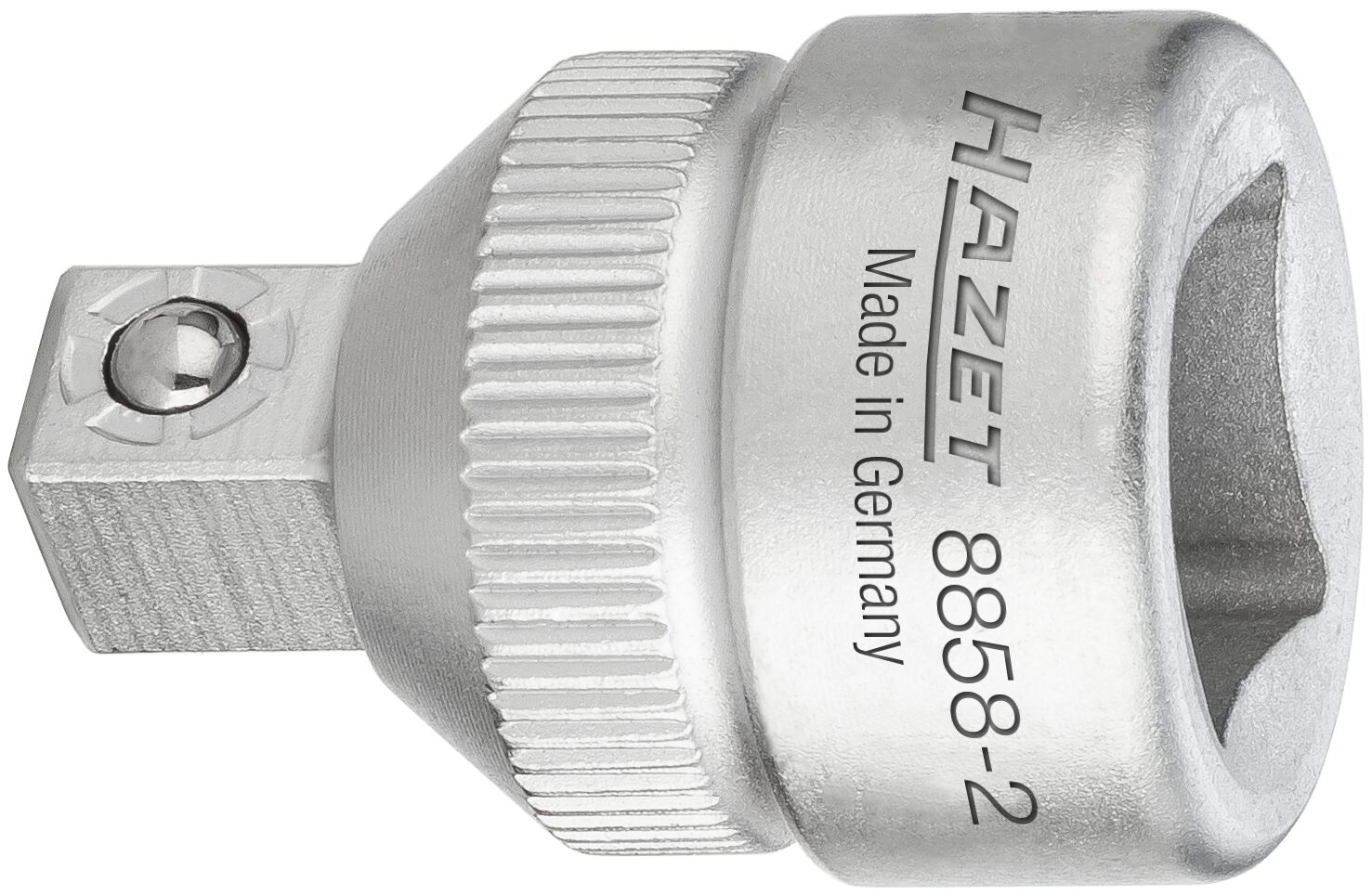 HAZET Reduzierstück 8858-2 · Vierkant hohl 10 mm (3/8 Zoll) · Vierkant massiv 6,3 mm (1/4 Zoll)