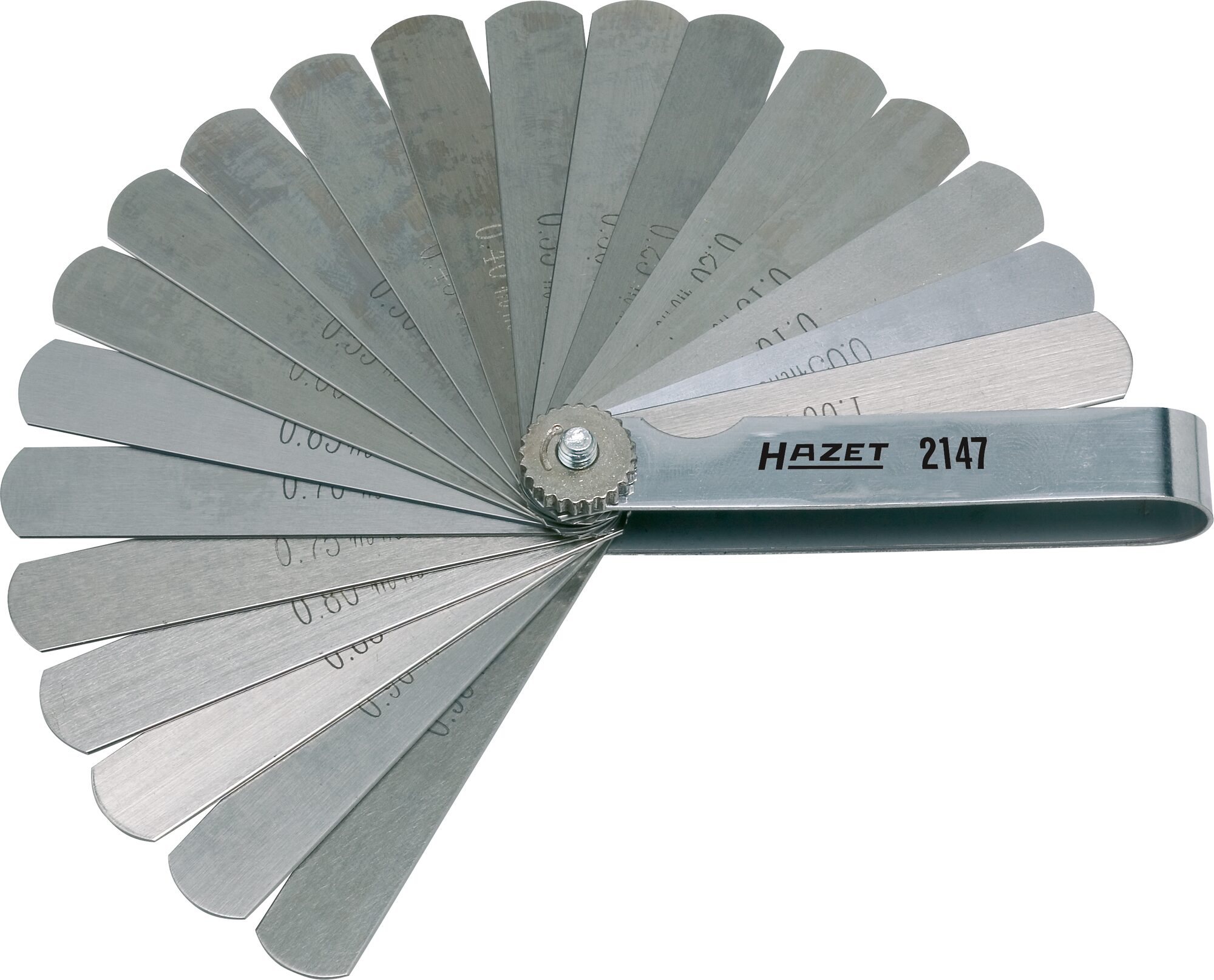 HAZET Fühlerlehre 2147 · 84 mm · 0,05–1,0