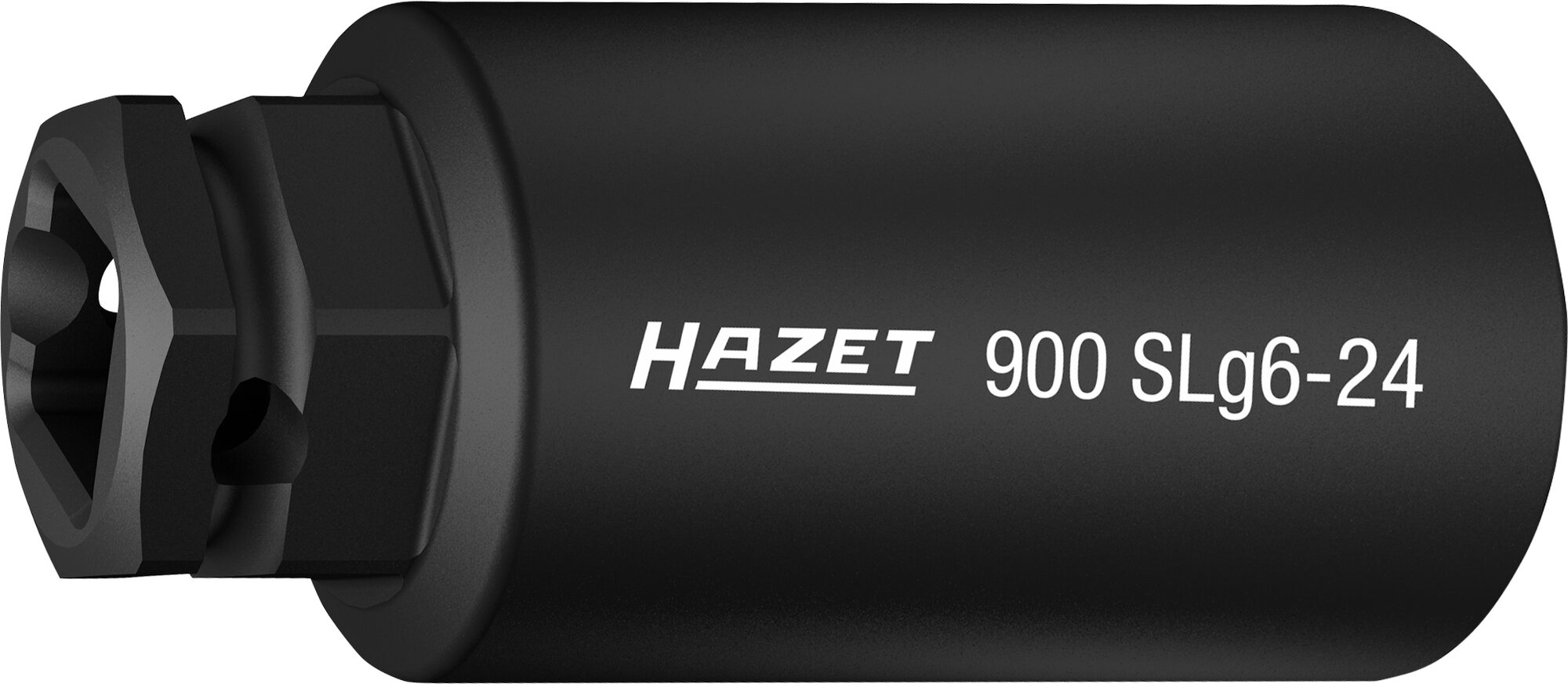 HAZET Schlag-, Maschinenschrauber Steckschlüsseleinsatz · Sechskant 900SLG6-24 · Vierkant hohl 12,5 mm (1/2 Zoll), Außen-Sechskant 24 mm · Außen Sechskant-Tractionsprofil · 24 mm