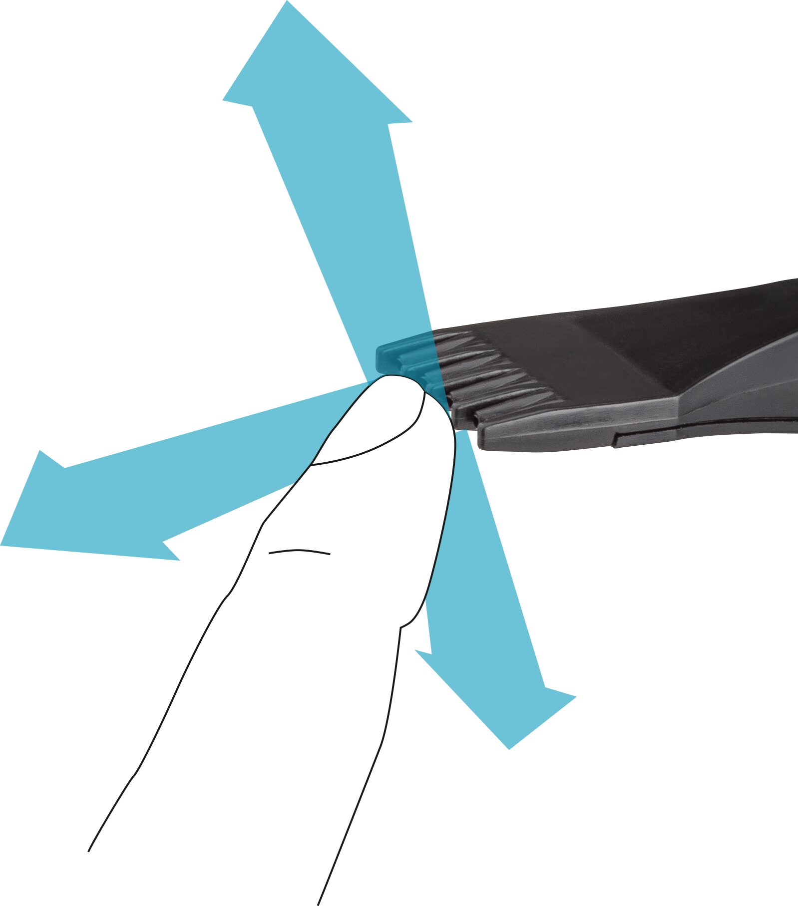 HAZET Ausblaspistole · geräuscharm · mit breiter Flachdüse 9040P-5 HAZET Ausblaspistole · geräuscharm · mit breiter Flachdüse 9040P-5