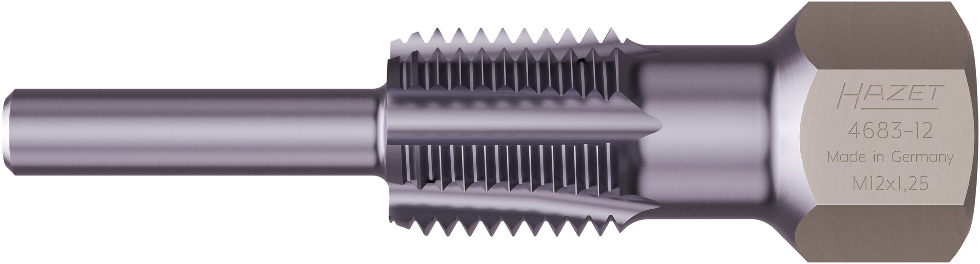 HAZET Gewinde-Nachschneider Abgastemperatur-Sensoren / -Sonden 4683-12 · 13 mm Außen-Sechskant · 55 mm