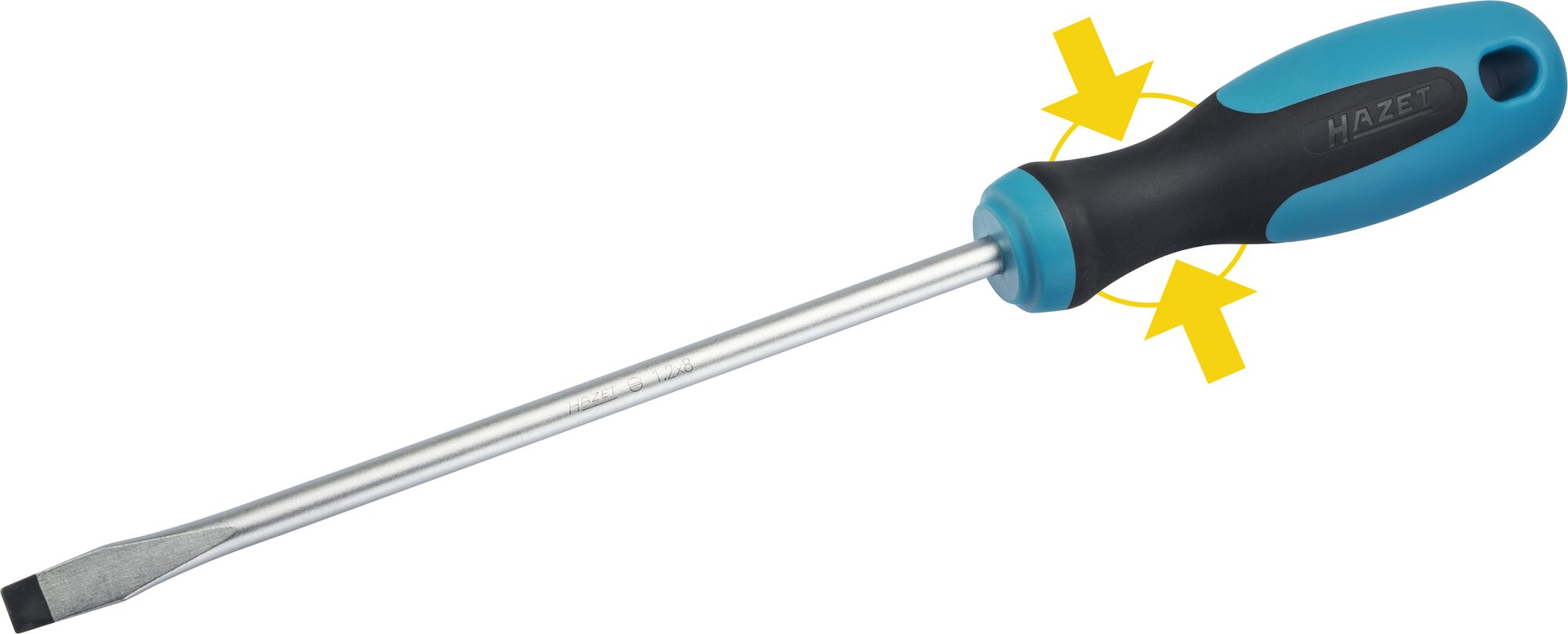 HAZET Schraubendreher Satz 810/6 · Kreuzschlitz Profil PH, Schlitz Profil · 0,5x3 · 0,8x4 · 1x5,5 · 1,2x6,5 · PH1 · PH2 HAZET Schraubendreher Satz 810/6 · Kreuzschlitz Profil PH, Schlitz Profil · 0,5x3 · 0,8x4 · 1x5,5 · 1,2x6,5 · PH1 · PH2