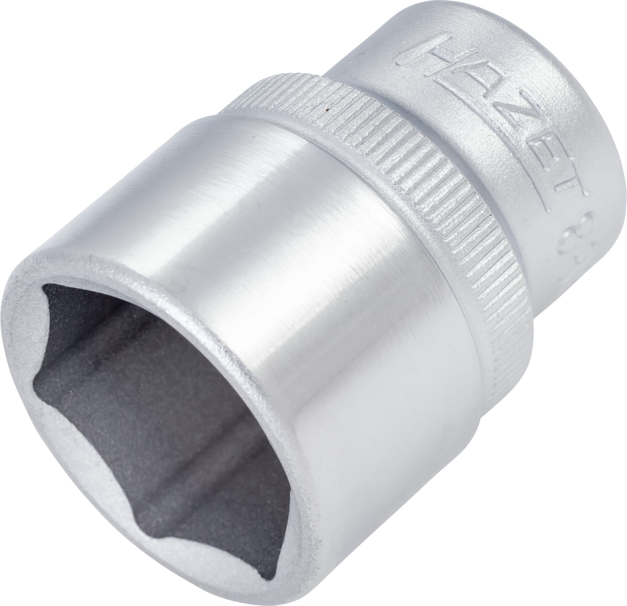 HAZET Steckschlüsseleinsatz · Sechskant 880-18 · Vierkant hohl 10 mm (3/8 Zoll) · Außen Sechskant-Tractionsprofil · 18 mm