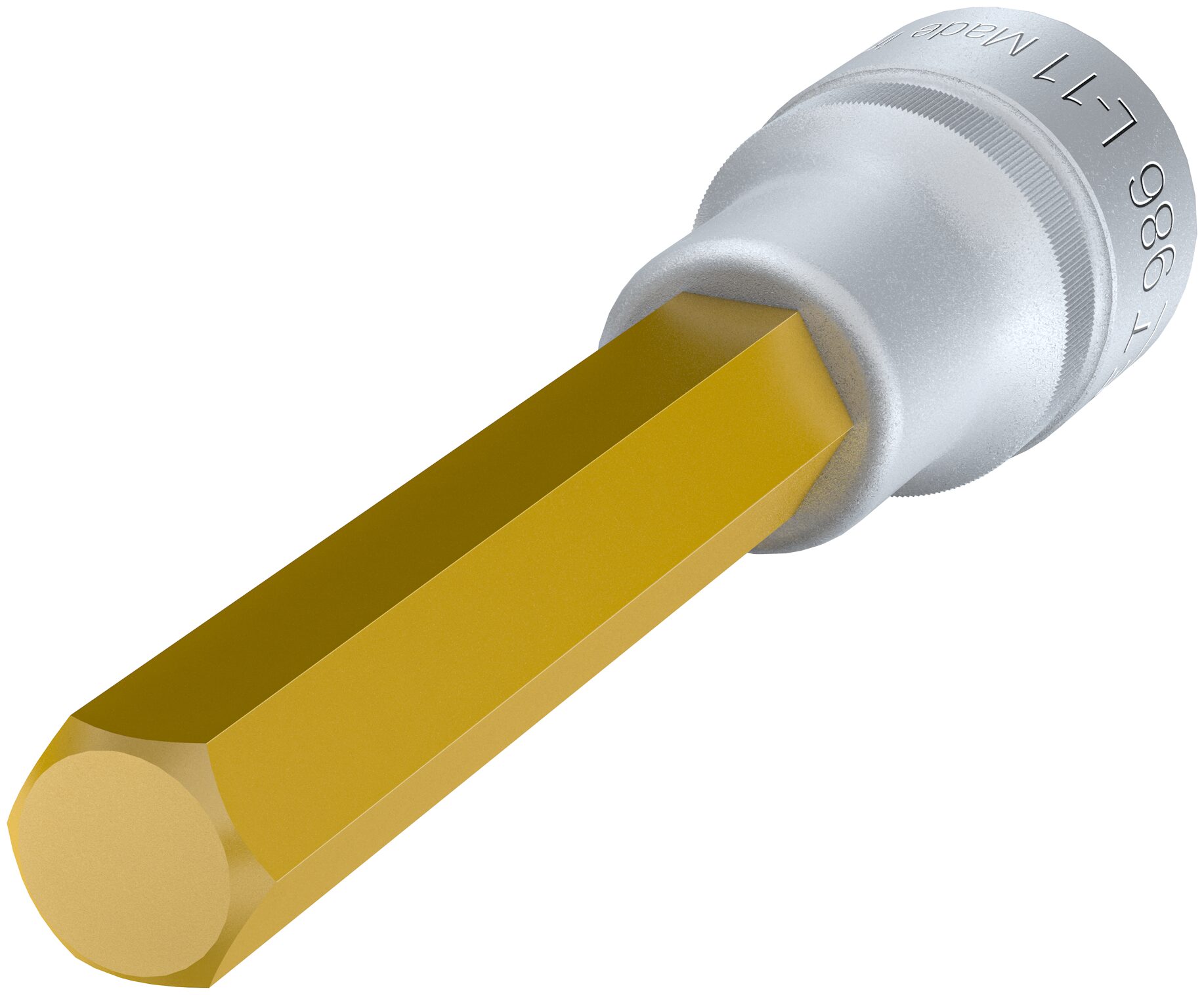 HAZET Schraubendreher-Steckschlüsseleinsatz 986L-11 · Vierkant hohl 12,5 mm (1/2 Zoll) · Innen Sechskant Profil · 11 mm