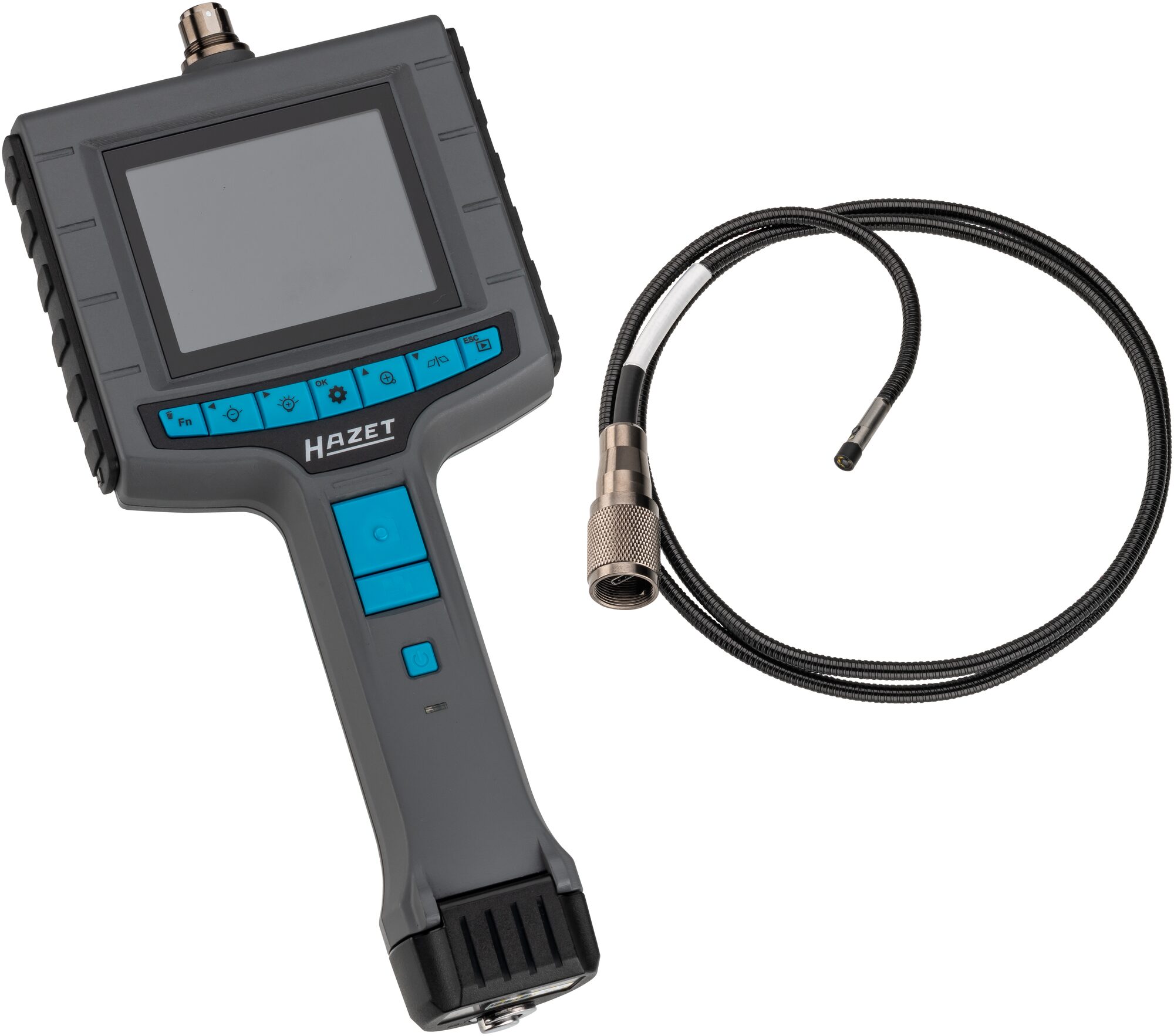 HAZET HD Endoskop Satz mit Front- und Seitenkamera, ? 4,9 mm 4812-11/5FS · 5-teilig