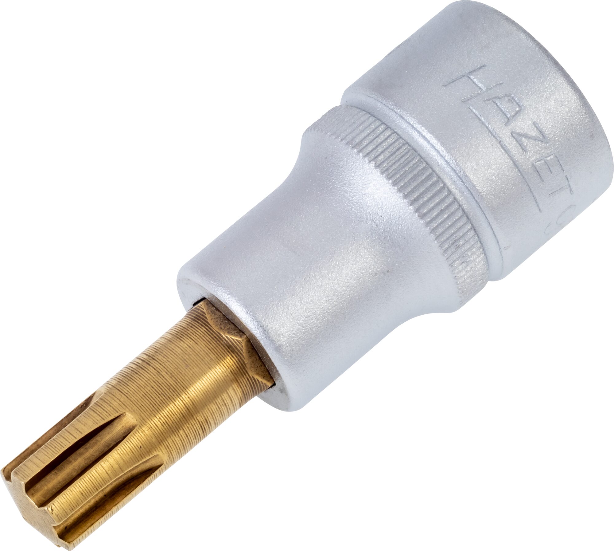 HAZET Schraubendreher-Steckschlüsseleinsatz 991-10 · Vierkant hohl 12,5 mm (1/2 Zoll) · Innen Keilprofil Ribe-CV · M10