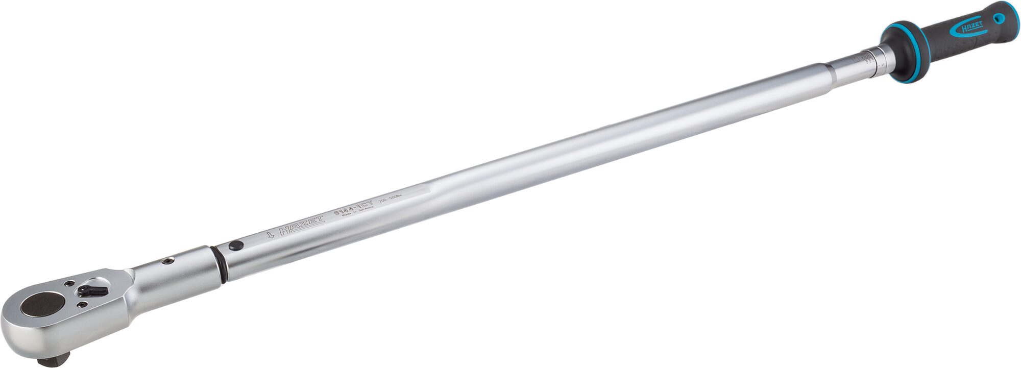 HAZET Drehmomentschlüssel 6144-1CT · Drehmomentbereich min-max: 200–500 Nm · Genauigkeit: 2% · 3/4 Zoll (20 mm) Vierkant massiv · 1046 mm HAZET Drehmomentschlüssel 6144-1CT · Drehmomentbereich min-max: 200–500 Nm · Genauigkeit: 2% · 3/4 Zoll (20 mm) Vierkant massiv · 1046 mm