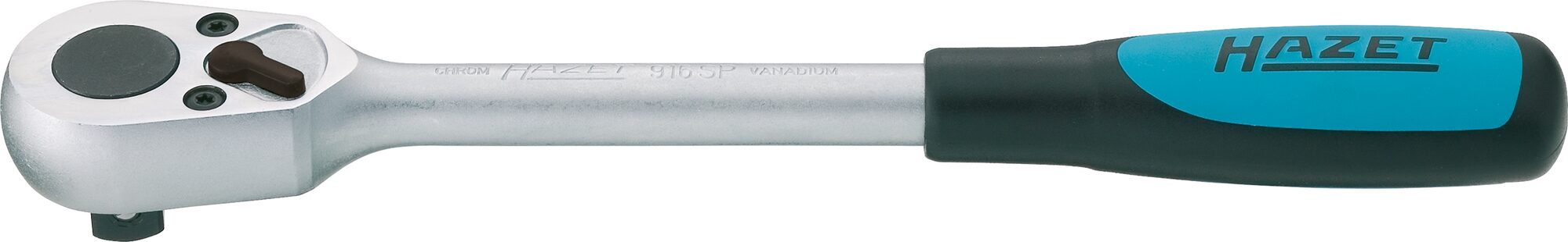 HAZET Umschaltknarre 916SP · Vierkant massiv 12,5 mm (1/2 Zoll)