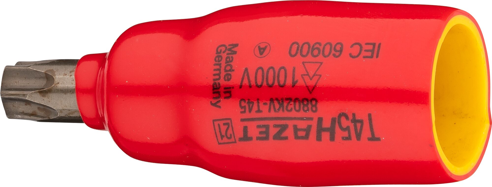 HAZET Schraubendreher-Steckschlüsseleinsatz 8802KV-T45 · Vierkant hohl 10 mm (3/8 Zoll) · Innen TORX® Profil · T45