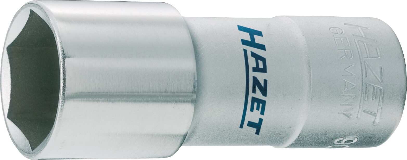 HAZET Zündkerzen Steckschlüsseleinsatz 900MGT · Vierkant hohl 12,5 mm (1/2 Zoll) · Außen Sechskant Profil · 20.8 mm · 13/16 ?