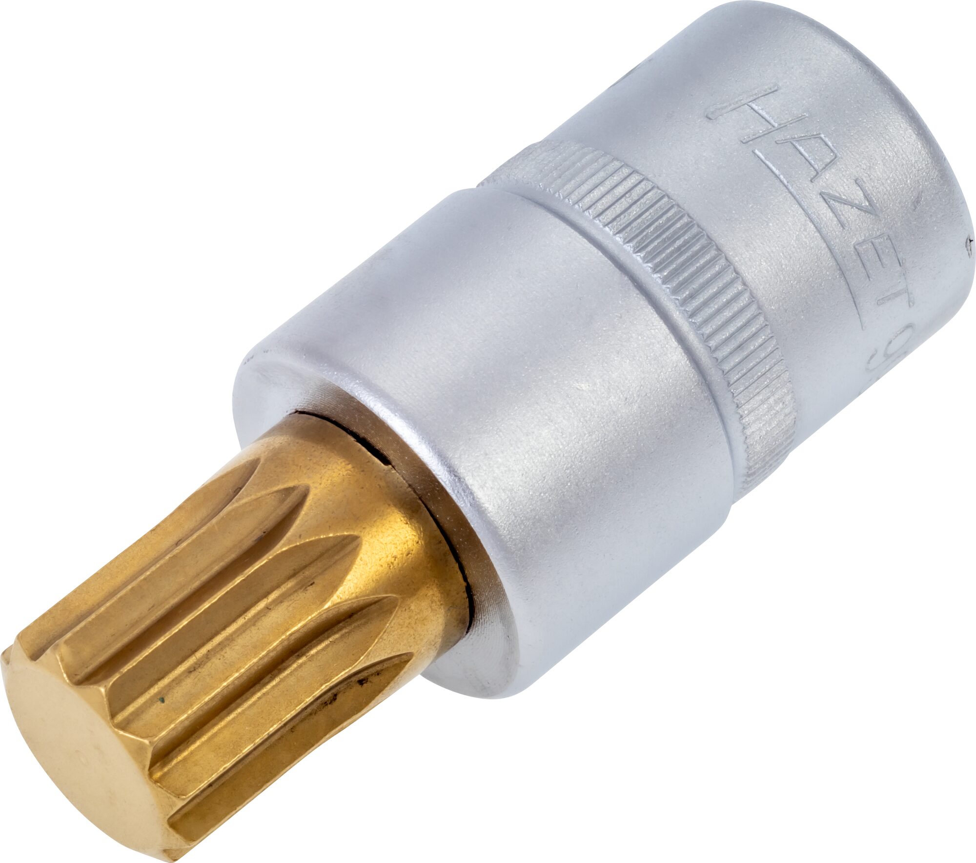 HAZET Schraubendreher-Steckschlüsseleinsatz 990-16 · Vierkant hohl 12,5 mm (1/2 Zoll) · Innen Vielzahn Profil XZN · M16