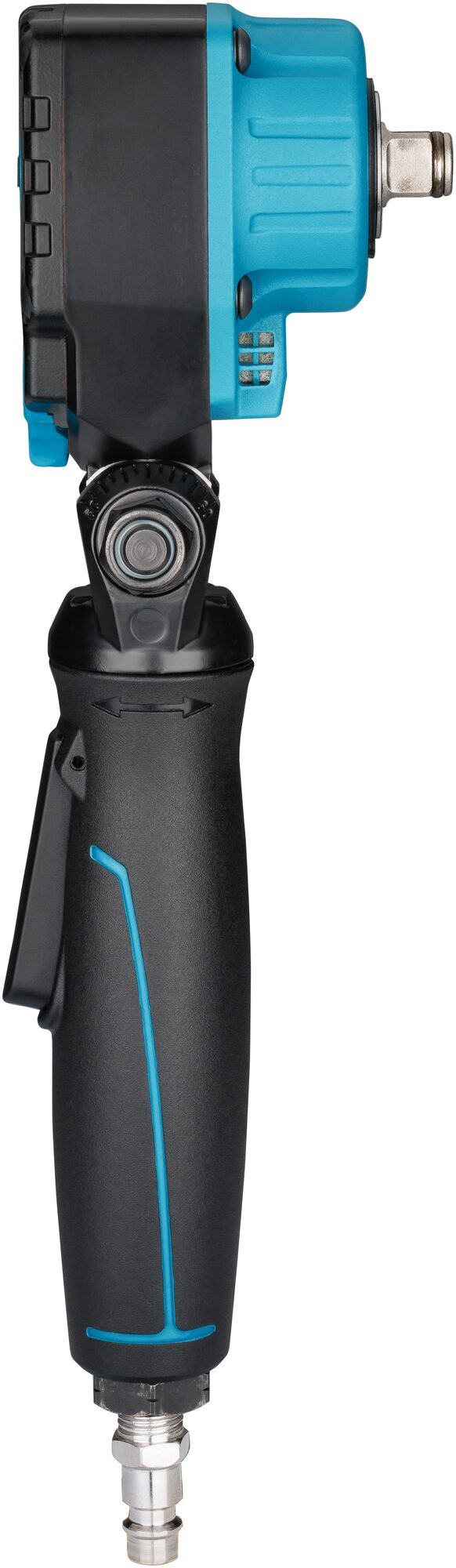 HAZET Twin Turbo Schlagschrauber 9012ATT · Lösemoment maximal [Nm]: 550 Nm · 1/2 Zoll (12,5 mm) Vierkant massiv · L x B x H: 85 mm x 64 mm x 227 mm · Hochleistungs-Doppelhammer-Schlagwerk