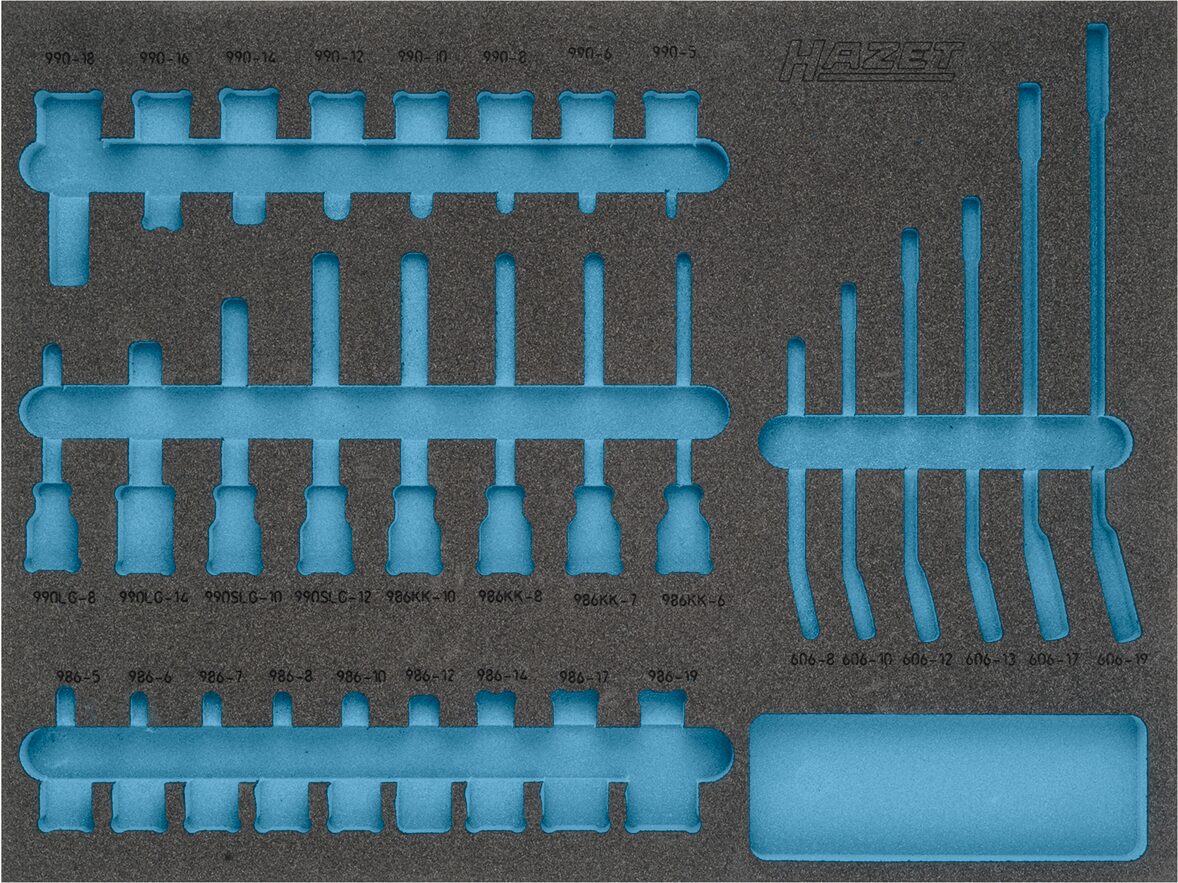 HAZET 2-Komponenten Weichschaum-Einlage 163-367L