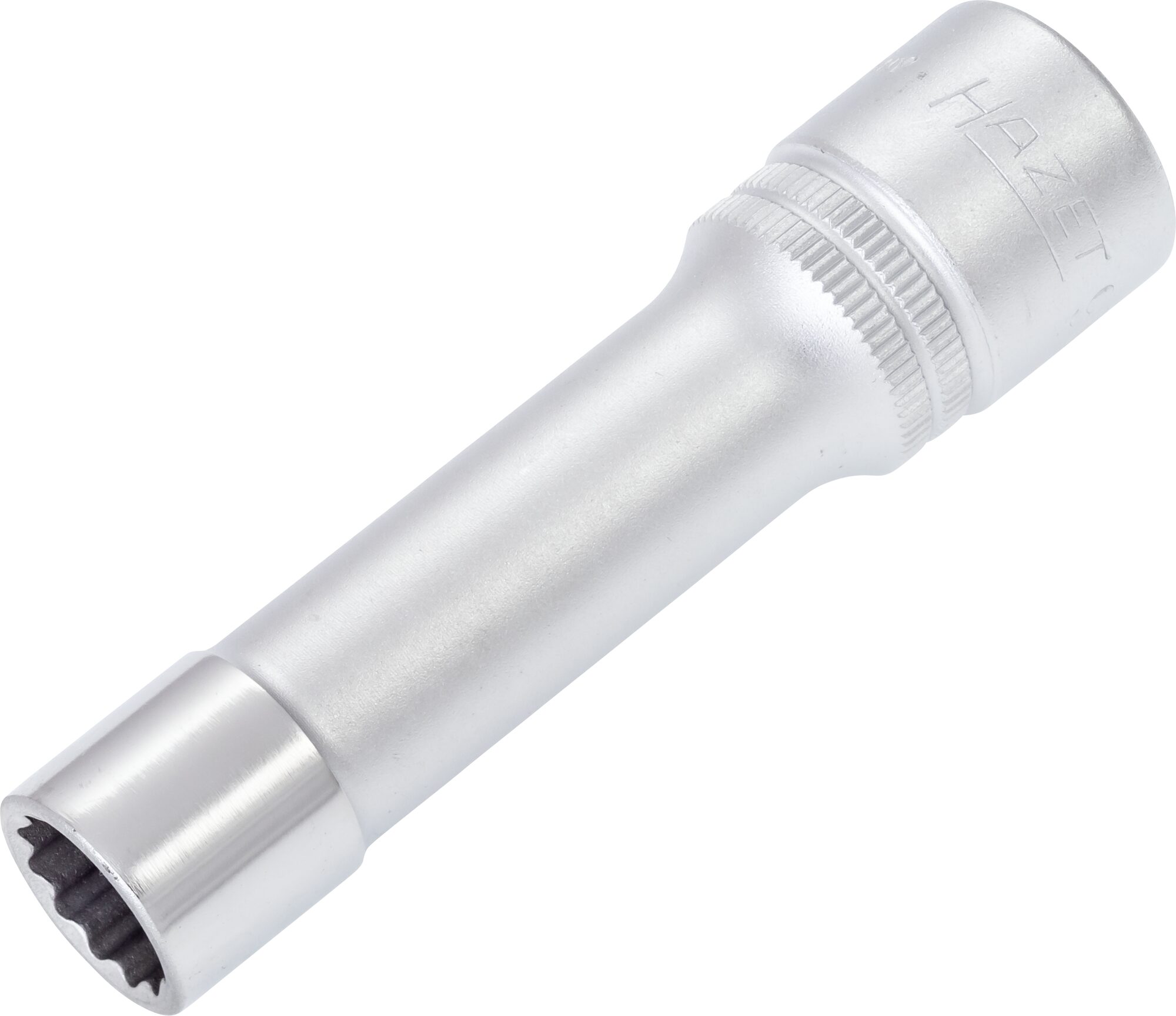 HAZET Steckschlüsseleinsatz · Doppelsechskant 900TZ-12 · Vierkant hohl 12,5 mm (1/2 Zoll) · Außen Doppel-Sechskant-Tractionsprofil · 12 mm