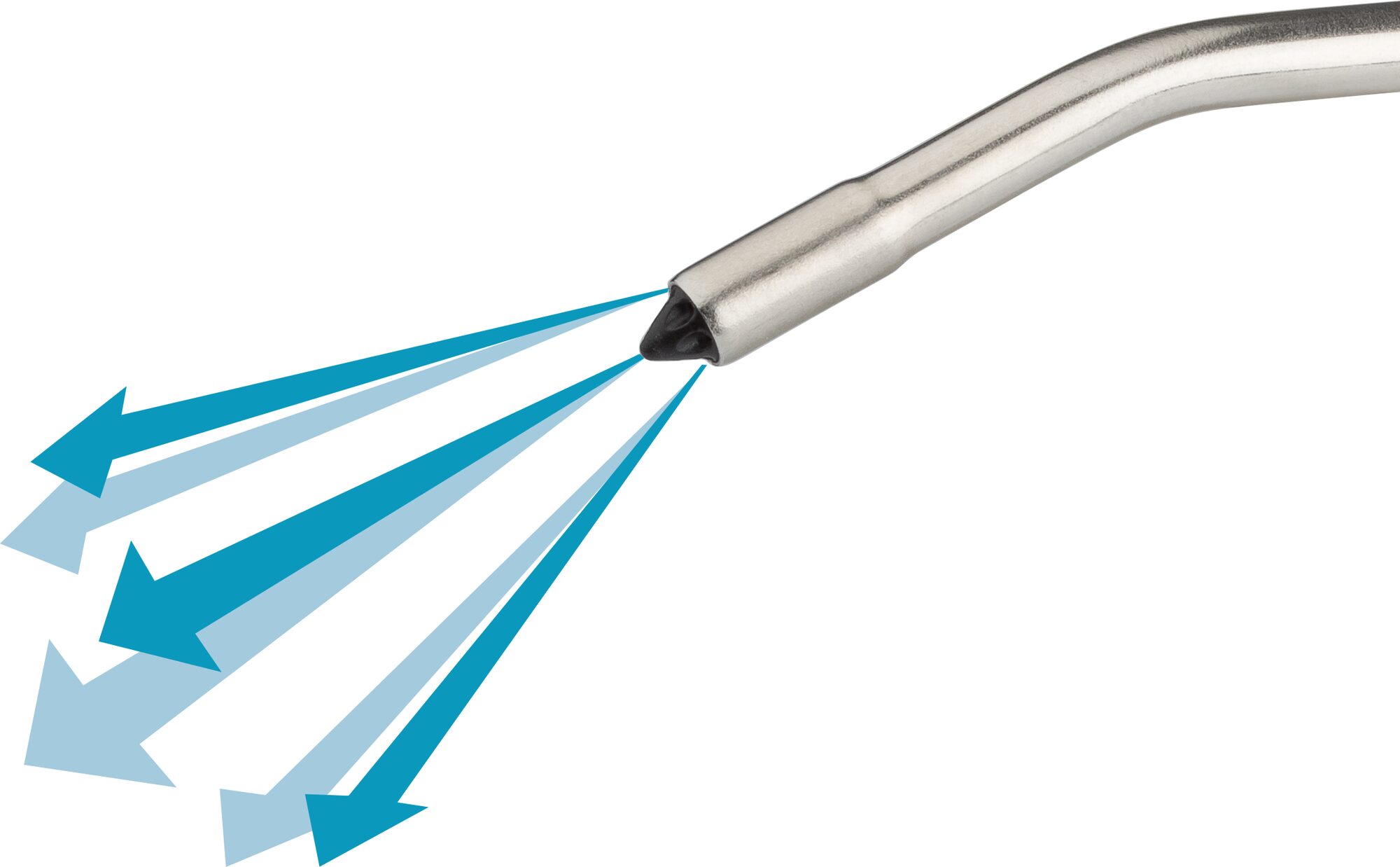 HAZET Ausblaspistole · 100 mm · geräuscharm · mit gebogenem Rohr 9040P-3 HAZET Ausblaspistole · 100 mm · geräuscharm · mit gebogenem Rohr 9040P-3