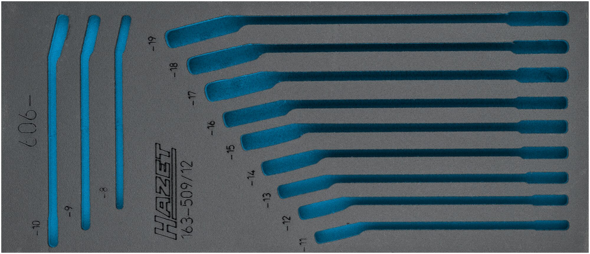 HAZET 2-Komponenten Weichschaum-Einlage 163-509L