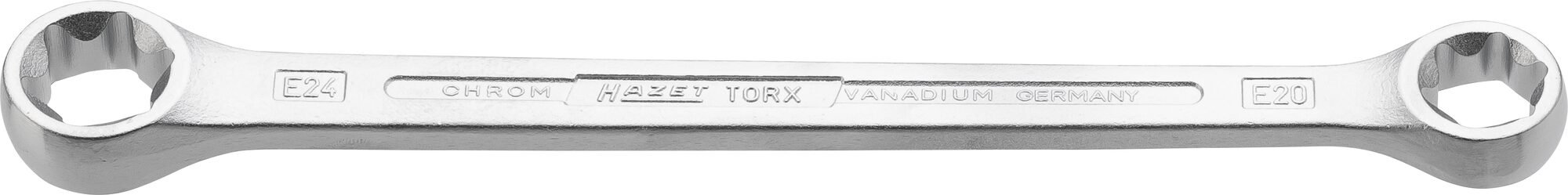 HAZET Doppel-Ringschlüssel TORX® 609-E20XE24 · Außen TORX® Profil · E20, E24